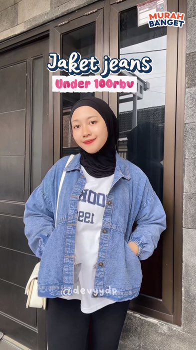 Murah bgt lagi #jaketmurah #jaketjeans #jaketjeanswanita #jaketjeansoversize #jaketwanita #jaketoversize #RacunShopee #TermurahDiShopee #Diskon40RB