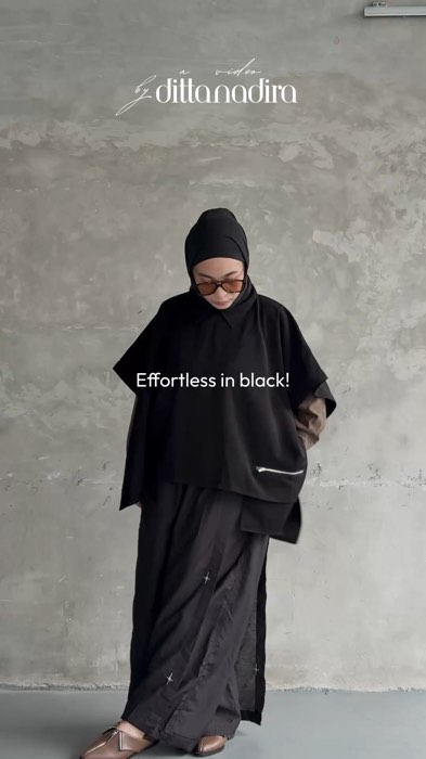 #outfithitam #OOTDFashionShopee #collarvest