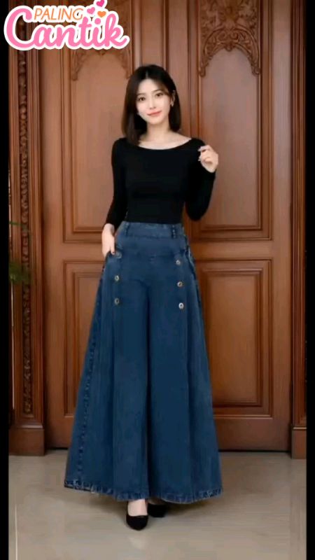 Celana Kulot Paula Jumbo Snow Jeans #RacunShopeeCantik #blousewanita #RacunShopeeCheck #RacunShopee #celajumbo