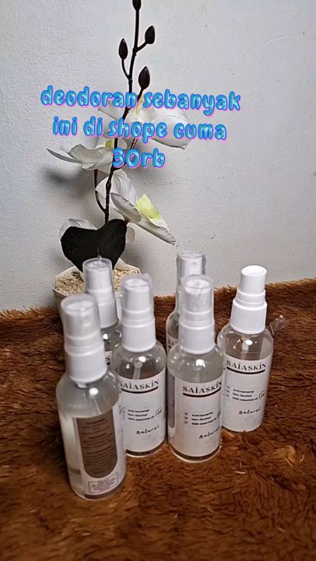 saia skin deodoran yg bikin ketek kamu cerah dan ga bau seharian#tawascair ##deodoran ##gabikinketekhitam#deodorantviral #deodorantspray