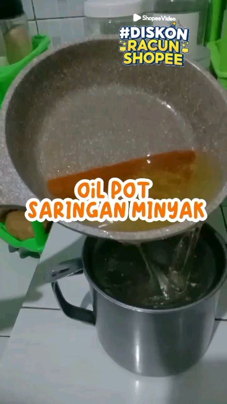 .emng wajib ada di dapur😍😍😍#oilpot #oilpotstainlesssteel #oilpotsaringanminyak #dapurestetik #dapurcantik