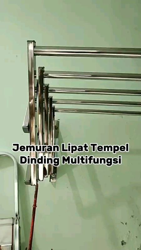 Jemuran dinding lipat #jemurandinding #jemurandindinglipat #jemuranstainlesslipat #RacunShopee #Diskon50Persen #SpillRacunShopee #DiskonRacunShopee