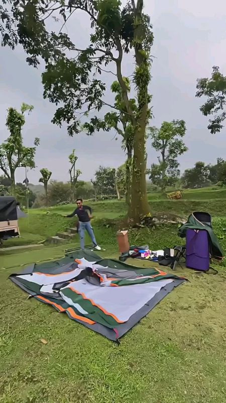 tenda camping kapasitas hingga 12 orang #RacunShopee #GakNyeselBeliIni #tendacamping