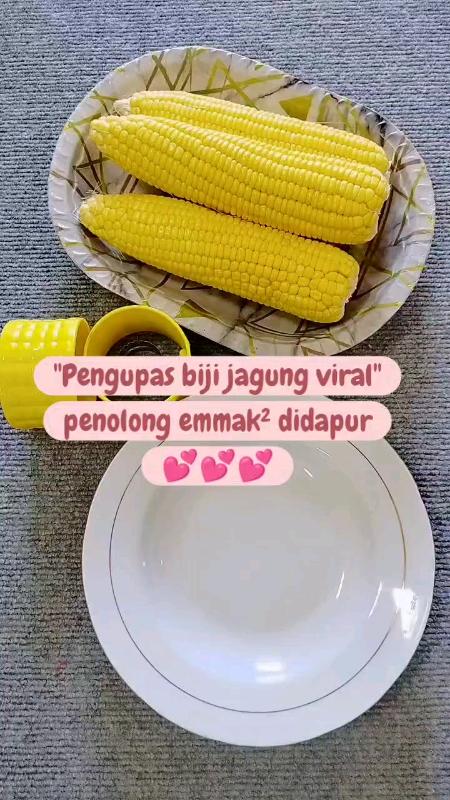 Alat tempur emmak² didapur nih bos!!! #RacunShopee #pengupasjagung #alatdapur #pisaujagung #jasuke #perabotanrumahtangga #perabotanrumahtangga