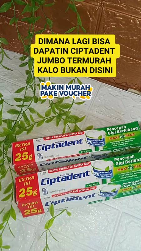hemat banget😍 #ciptadent #ciptadentmurah #ciptadentjumbo #GratisOngkirRP0 #Diskon50Persen #RacunShopee #Diskon40RB