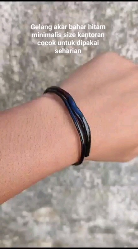 Gelang akar bahar hitam kantoran #akarbahar #gelangakarbahar #shoppeevideo #viral