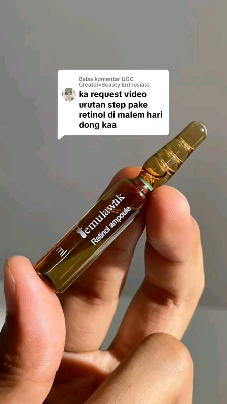 urutan pemakaian retinol yang benarr??  #retinol #ampouleserum #RacunShopee #mencerahkankulit