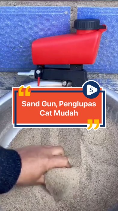 Sand Gun, Penglupas Cat Mudah #jumatberkah #RacunShopee #ShopeeLook #GratisOngkirRP0 #Diskon50Persen #fypツ #sandgun #tembakanpasir #repaircar #catmobi
