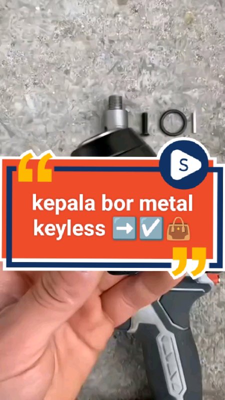 kepala bor metal keyless#RacunShopee #PejuangRupiah #ViralDiShopeeVideo #BeautyFest #shoppeevideo #alattukang