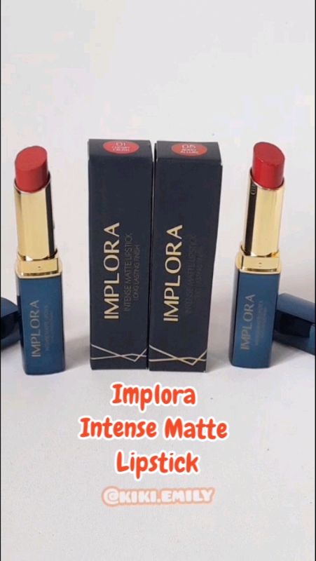 warna bagus ga lengket #GakNyeselBeliIni#BeautyFest#ShopeeBeautyHaul#lipstickimplora#lipstickmatte#lipstickviralmurah#ImploraIntenseMatteLipstick