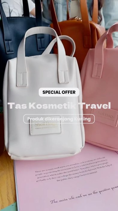 tas kosmetik portable #tastravel #taskosmetik #pouchmakeup #taskosmetik #99DibelanjainShopee