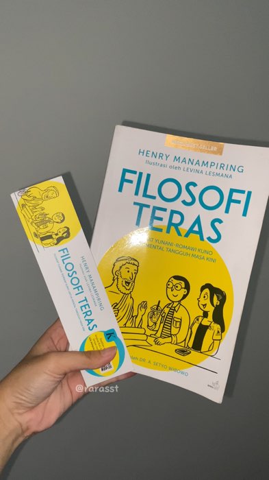 cocok bgt buat yg suka ovt #selfimprovement #rekomendasibuku #filosofiteras #healing #RacunShopee #overthinking #99supershoppingday