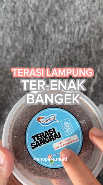 Terasi paling enak! Beli sekarang #terasilampung #lampung #terasienak #terasiudang #terasirebon #delan #makanankhaslampung #Cashback40RB