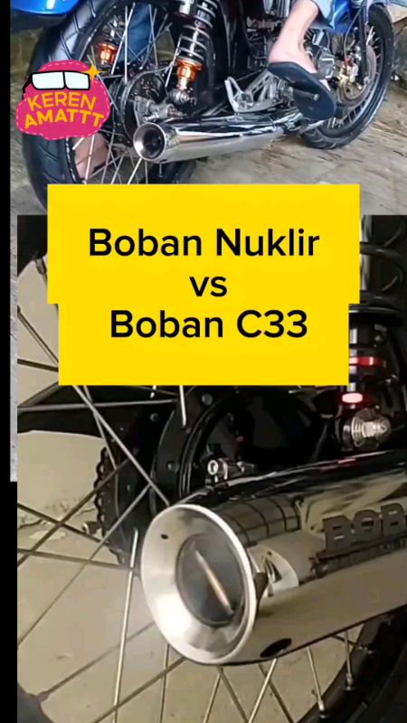 bobanc33&bobannuklir #bobanc33 #bobannuklir #bobanknalpot #knalpotrxking #RacunShopee #RacunShopeeCheck #ShopeeLook  #variasimotor #ViralDiShopeeVideo
