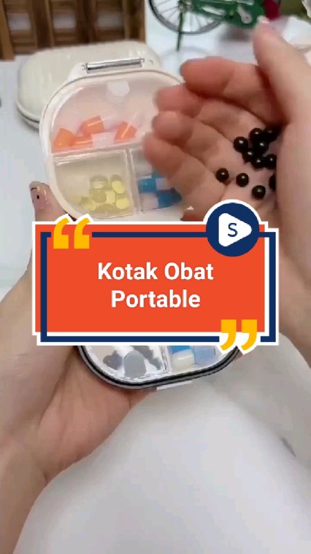 Rekomendasi kotak tempat obat portable👍 #RacunShopee