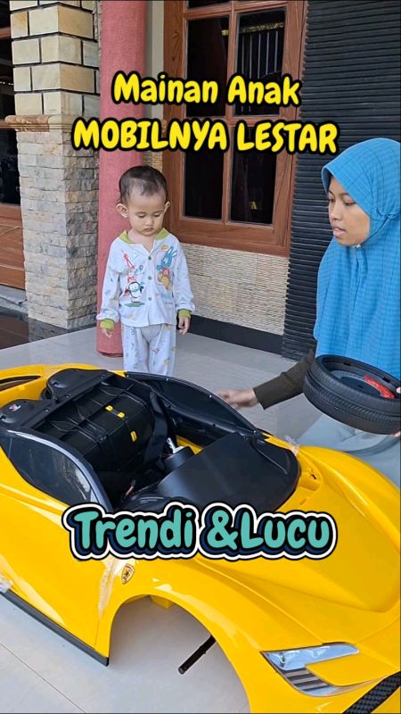 mainan mobil keren dan sporty..kuat beban hingga 30 kg#mobil #sport#anak