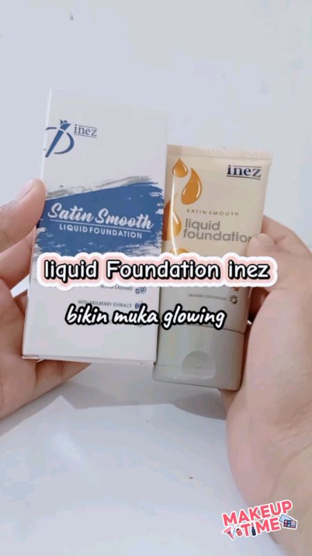 liquid Foundation inez #inezcosmetics #inezfoundation #inez #BeautyFest #BeautyFashionFestival #ViralDiShopeeVideo #shopeevideo