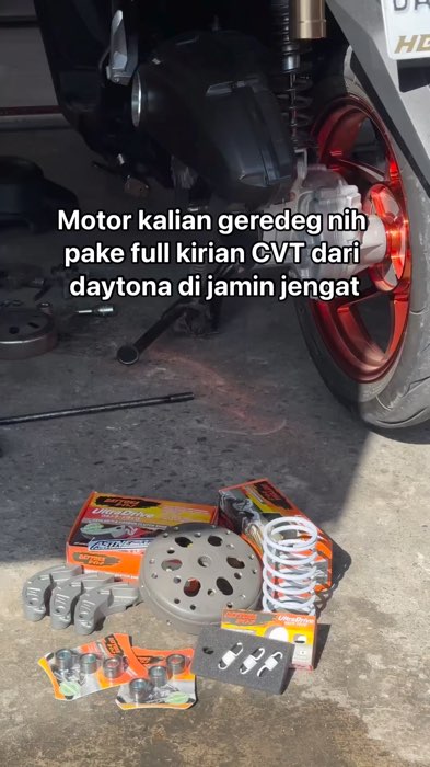 Solusi motor kalian geredeg nih bosku full kirian dari daytona auto jengat-jengat #SpillRacunShopee #RacunShopee #ShopeeCOD #SpillBawaBerkah #daytona