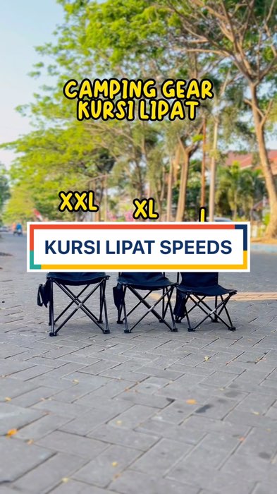 Kursi lipat speeds untuk camping outdoor #kursilipat #kursilipatportable #kursilipatcamping #kursilipatspeeds #speedsofficialstore