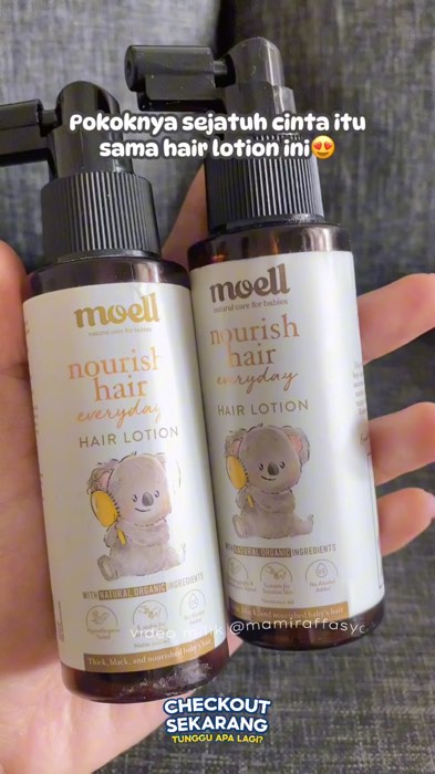 #moellhairlation #hairlotionmoell #hairlotionbayi #hairlotionanak #rambutlebatbayi #RacunShopee #Cashback50Persen #gratisongkir #viraldishopee