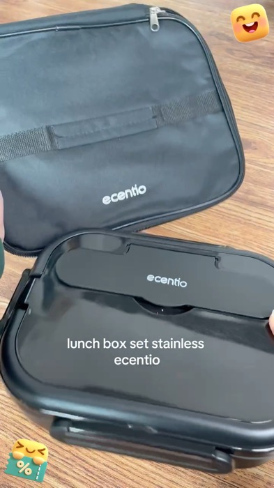 Untuk lunch box stainless, partner tas-nya hanya yang ini ya kak🥰 #RacunShopee #ecentio #lunchboxstainless #tasbekal #ecentiolunchbox