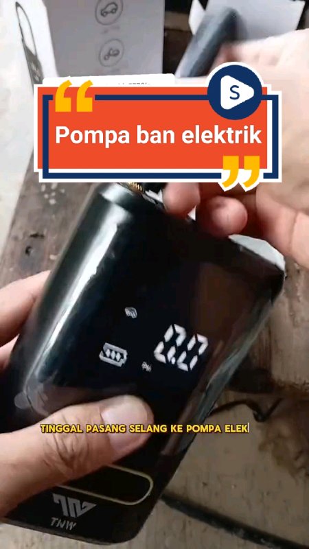 Pompa ban elektrik #pompabanelektrik #pompaanginportable #pompabanportable #pompabanmotor