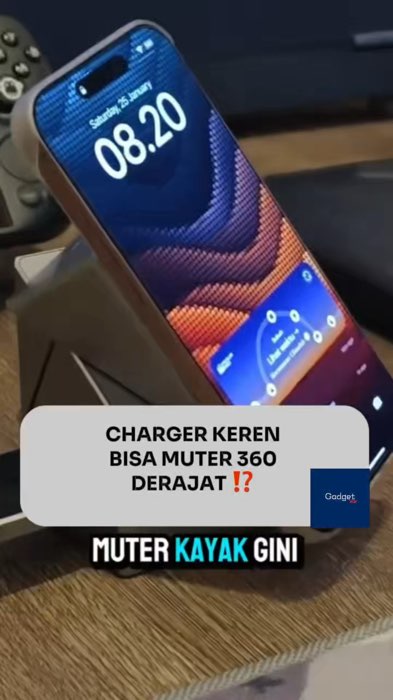Charger Keren yang Bisa Muter 360 Derajat ⁉️ #charge #fyp