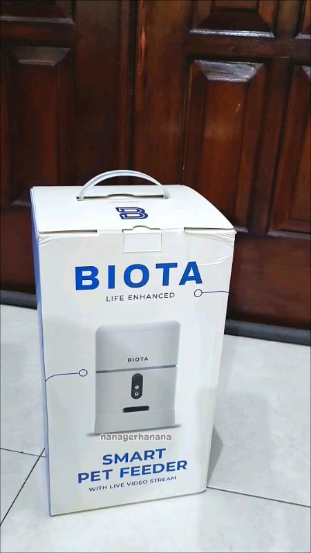 BIOTA #RacunShopee #biotasmartpetfeeder  #biota #biotasmartcamera #biotasmarthome #tempatmakankucing #dispensermakanankucing