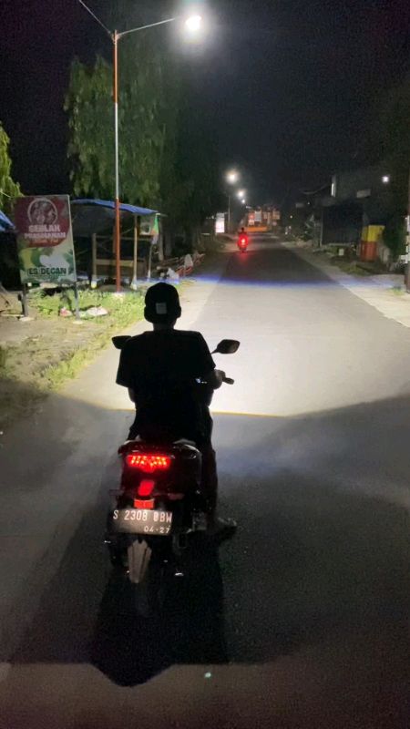 hasil biled motor#biled #lampubiled