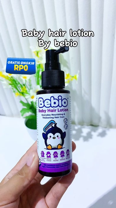 BAby hair lotion#bebio#BenaranBikinTebal#hairlotionbayi#SpillRacunShopee#terbaikdishopee2024#