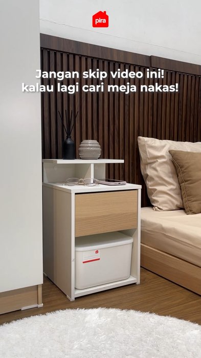 Jangan skip video ini, kalau lagi cari meja nakas! Yuk simak videonya dan checkout sekarang! #nakas #mejanakas #shopeevideo #RacunShopee