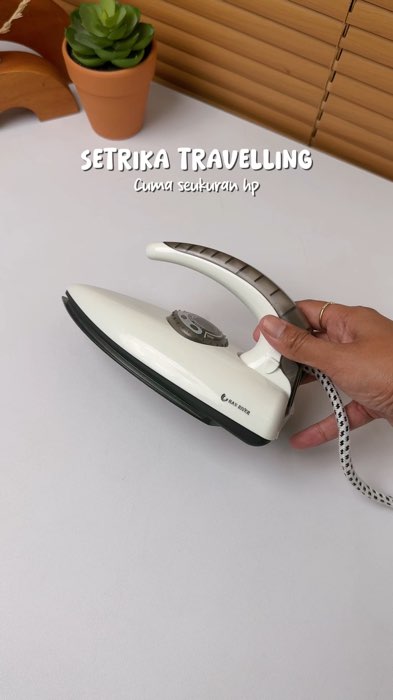 Setrika travelling #RacunShopee #DiskonRacunShopee #setrikatravel