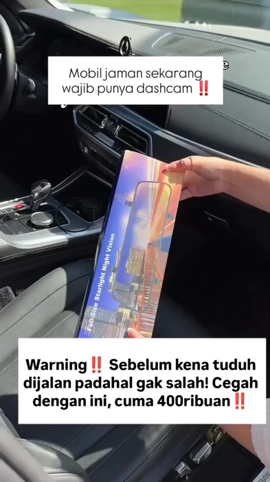 Dashcam Mobil 2K HD 10 Inc Layar Sentuh IPS Night Vision Dual Lens Perekaman Loop 24 jam #otomotif #spionkamera #variasimobil #DashcamMobil #terlaris