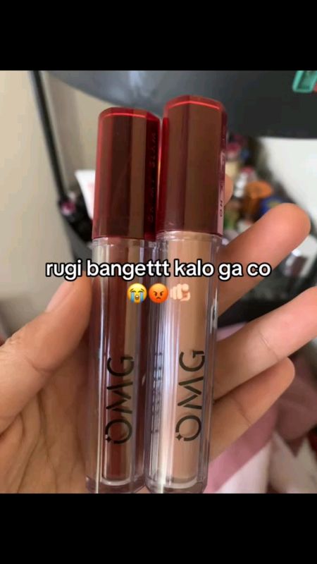 menyala lipstik ku 💅🏻 #lipcream #SpillRacunShopee #ShoopeBeautyHaul