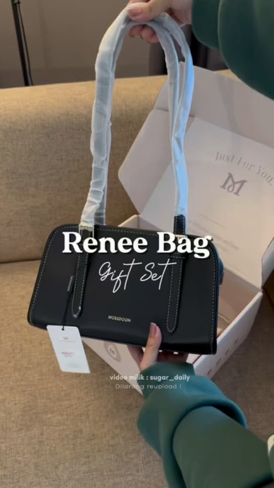 Renee bag gift set 🎁 #mossdoom #mossdoomofficial #reneebag #taswanita #tascewek #RacunShopee #goldentick #tasmossdoom