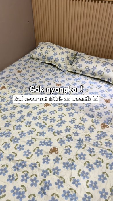 Secantik iniii 🥹💗✨ #fyp #spreisetbedcover #bedcoverset #spreiaesthetic #spreisetmurah #bedcovermurah