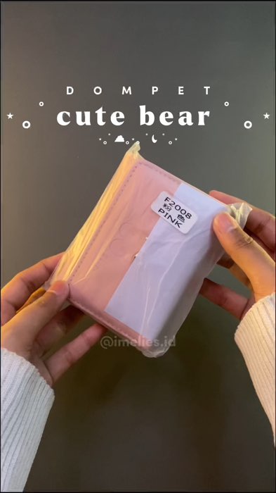 dompet lipat cute bear bestie! ✨🎀🌸 #dompet #dompetwanita #dompetmurah #dompetlipat #dompetviral