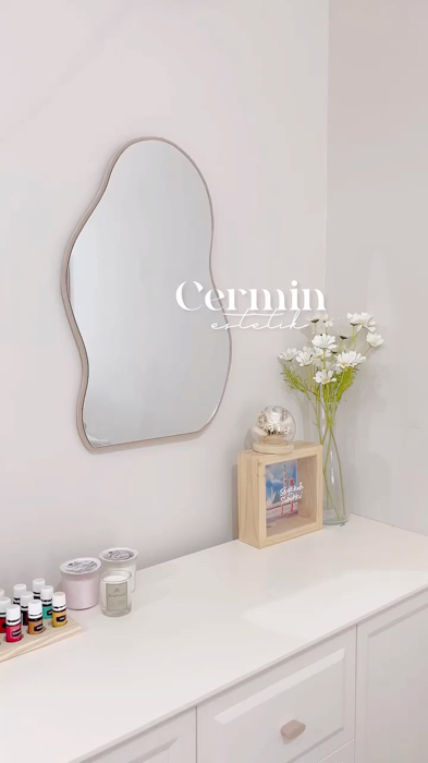#kacacermindinding #aestheticmirror #cerminestetik #cerminaesthetic #cerminviral