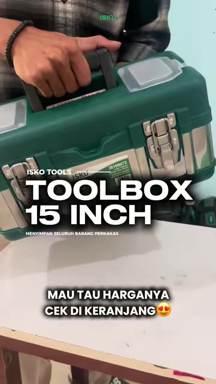 Toolbox 15 inch isku #isku #iskutools #perkakas #toolbox #barangunik #barangviral