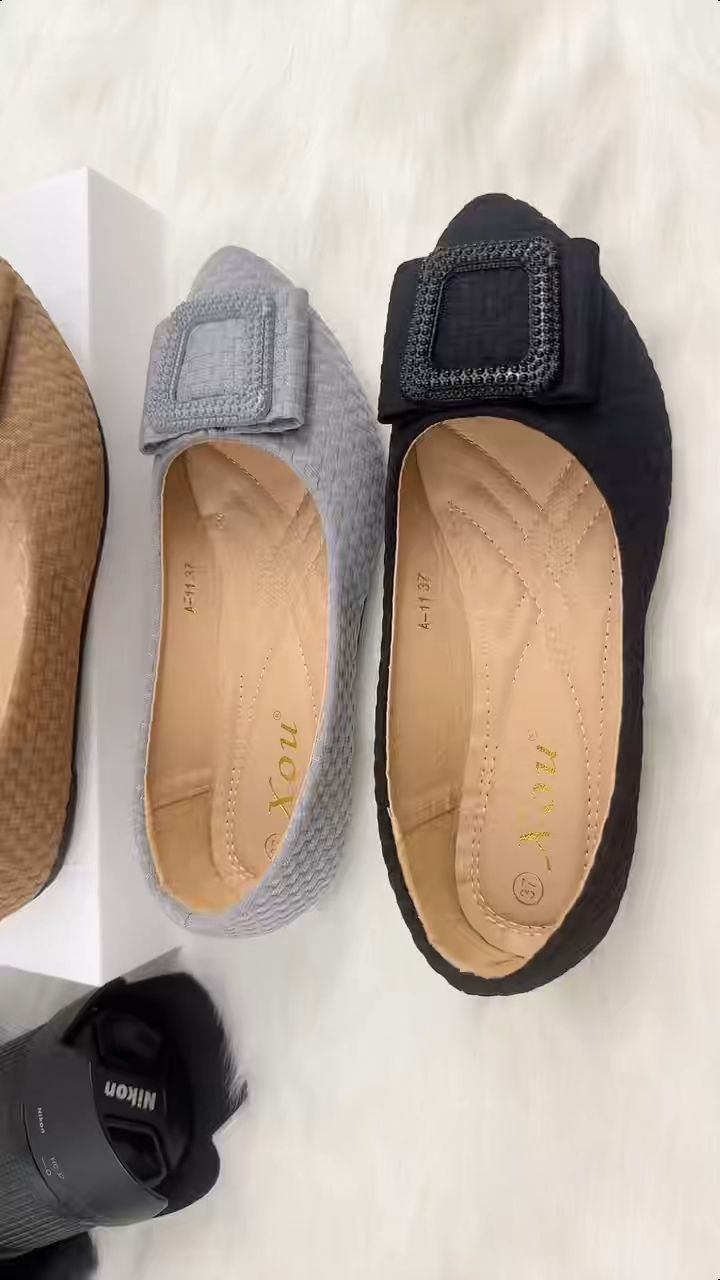 Sepatu flat wanita bergaya, temperamen elegan Flatshoes wanita