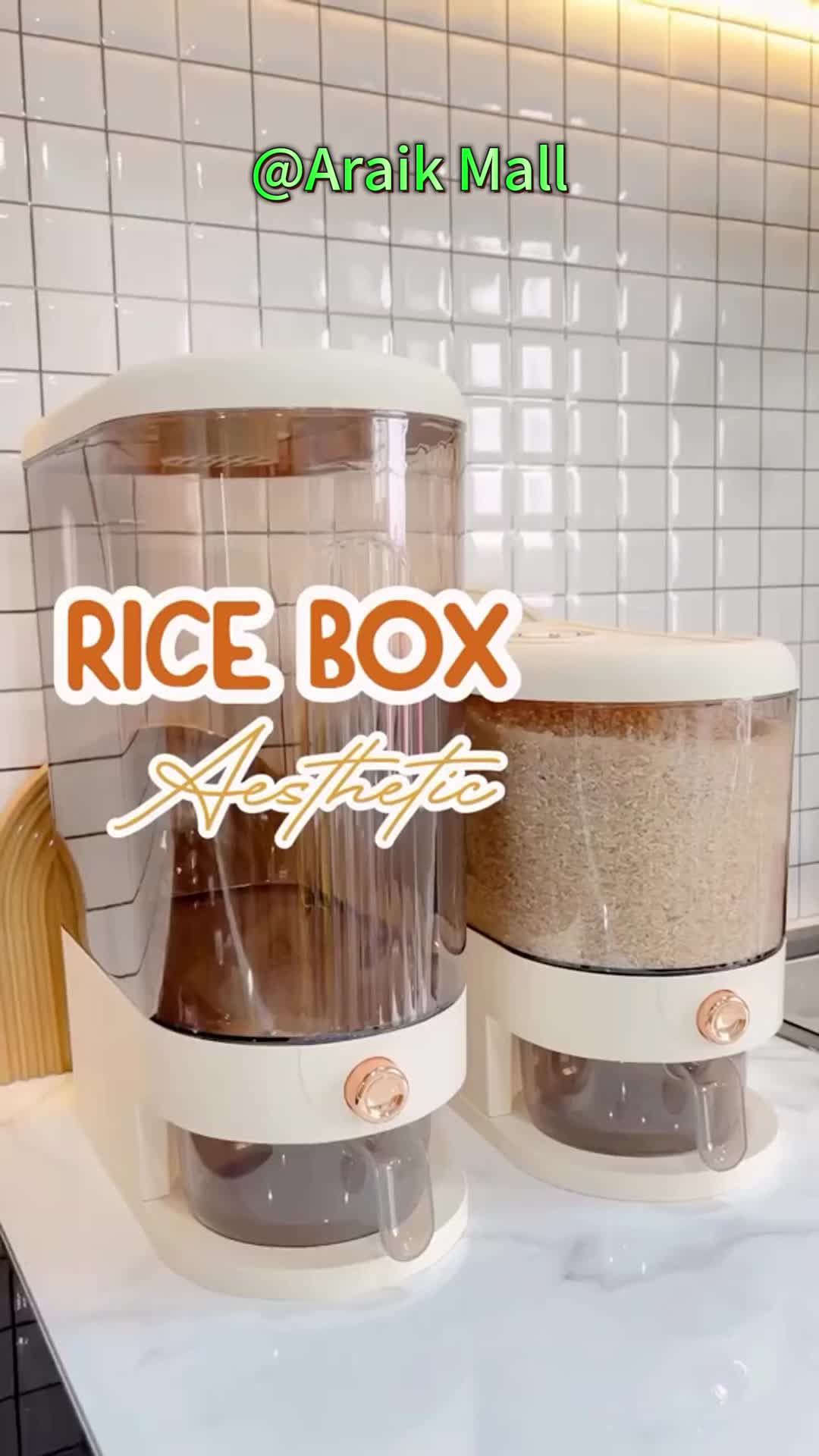 DISPENSER BERAS MEWAH ESTETIK🥰#shopeevideo #shpeelook #ShopeeCOD