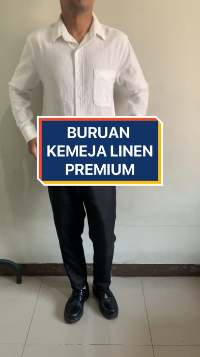 Kemeja Linen #PromoNonStop #17agustus #RacunShopee #SpillRacunShopee #ShopeeLook #linen #kemejalinen #kemejalinenpremium #kemejalinenpolos #cozyclub