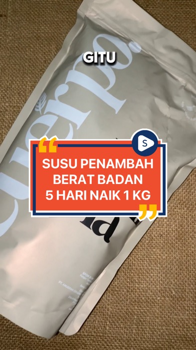 #susupenggemukbadan #susupenambahberatbadan #susutinggikalori #susucuerpo
