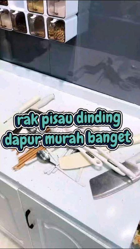 rekomendasi rak pisau dinding dapur murah banget buruan cek out #rakpisau #rakpisaudinding #rakdapurmultifungsi #shopeevideo #RacunShopee #SpillRacunS