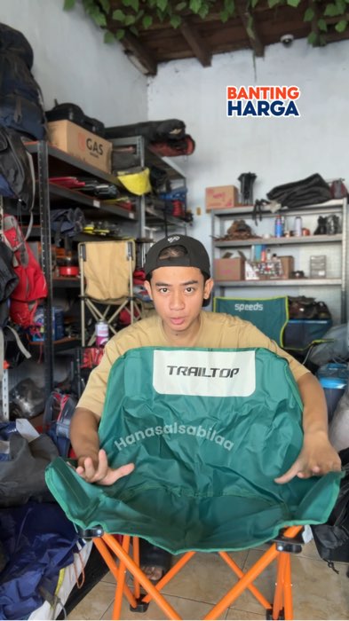 Kursi lipat outdoor trailtop #kursilipat #Diskon40RB #RacunShopee #Diskon50Persen #PromoNonStop