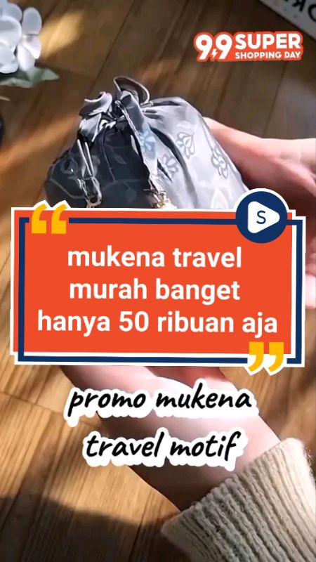 mukena travel hanya 50 ribuan aja guys #mukenatraveling #mukenamurah #Diskon50Persen #SpillBawaBerkah