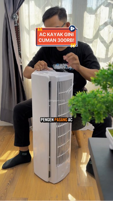 Pasangin Aja Ac Kipas Angin Ini Di Ruangan Kalian 😊✨ #ackipasangin #kipasanginac #kipasangin #ac #RacunShopee #SpillRacunShopee #GakNyeselBeliIni