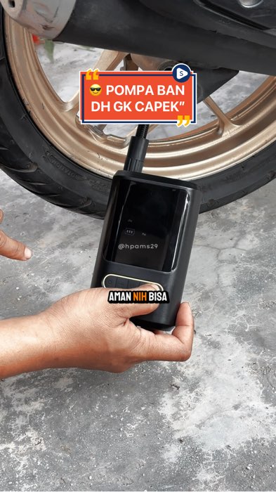 Pompa Ban Portable Elektrik Ini Membantu Banget, Simpel & Mudah Dibawa 😎 #pompaban #pompabanelektrik #pompabanportable #RacunShopee #SpillRacunShopee