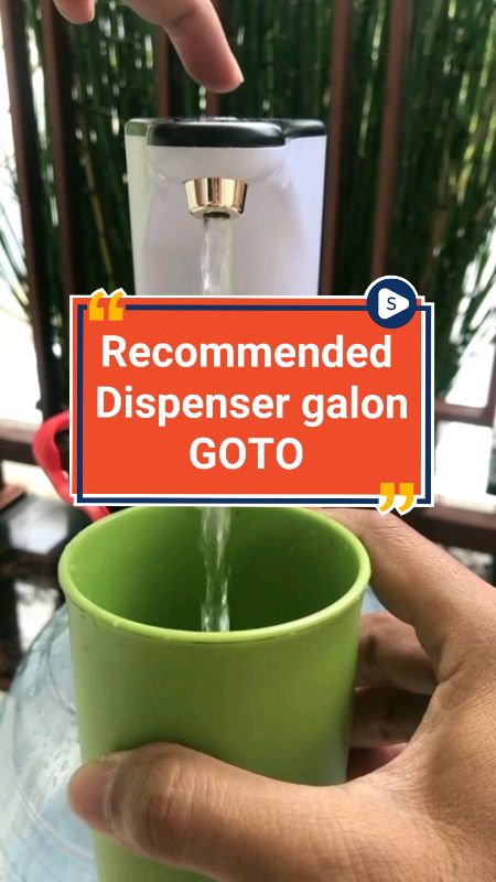 Recommended Dispenser galon GOTO #dispensergalon #dispensergoto #promo #RacunShopee #RacunShopeeCheck #TermurahDiShopee #GratisOngkirRP0