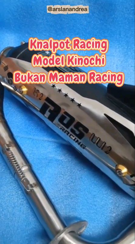 Knalpot Racing Model Kinochi #knalpot #knalpotracing #knalpotkinochi #DiskonRacunShopee #otomotif #RacunShopee #SpillRacunShopee #RacunShopeeCheck